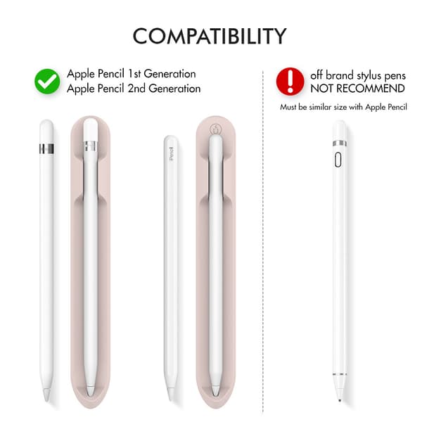 Silikonholder for Apple Pencil 1/2 Pink