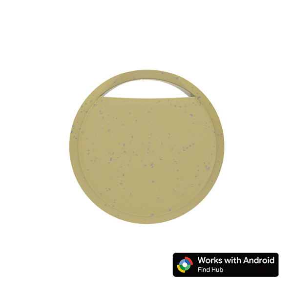 Mini Tracker Anti-tabsenhed til Android Find Hub Eco-friendly yellow
