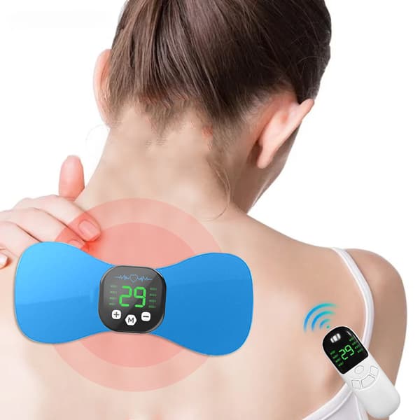 Mininackmassageapparat med elektronisk EMS-puls
