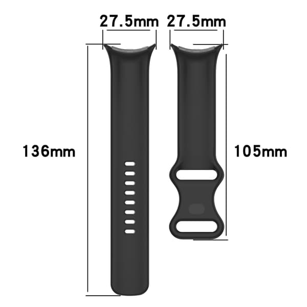 Silikone armbånd til Google Pixel Watch 5 45mm Gray-green