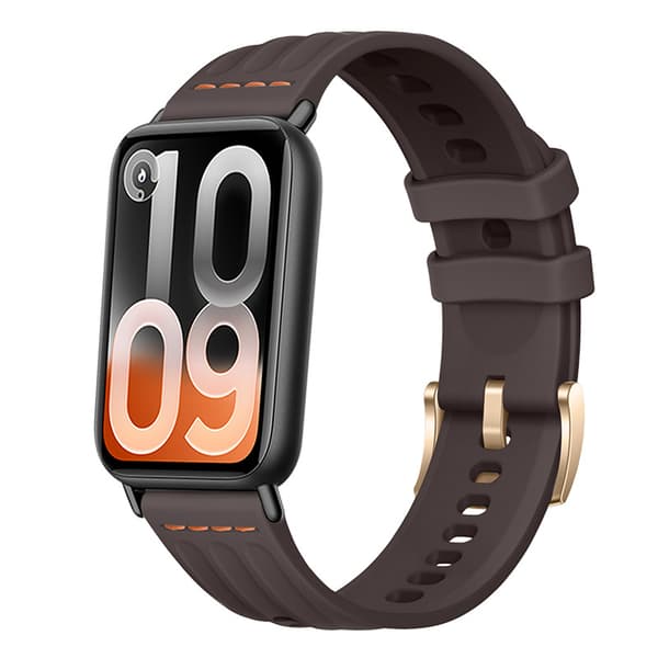 Silikone-urrem til Xiaomi Smart Band 10 Pro Brown