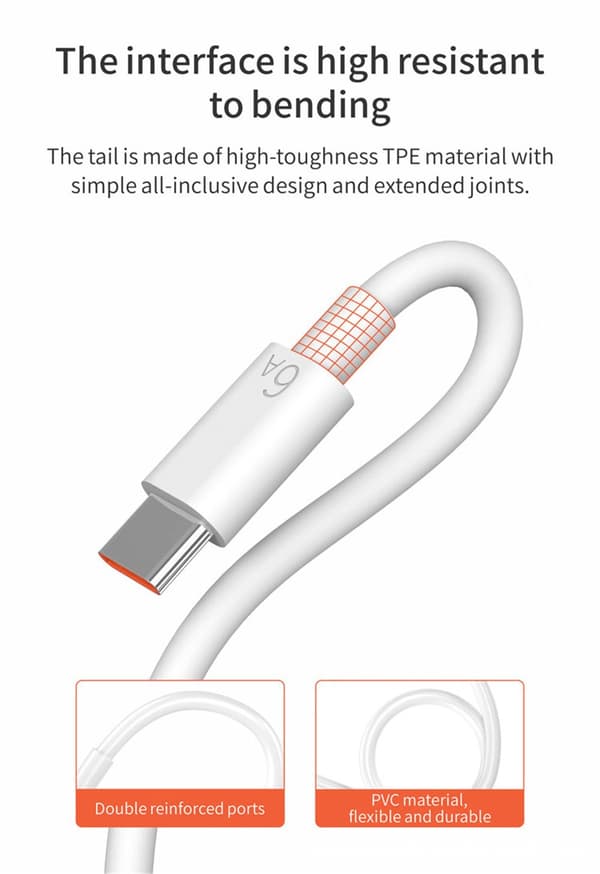 Oplader til HUAWEI P40 Lite 66W (USB-C - Hvid)