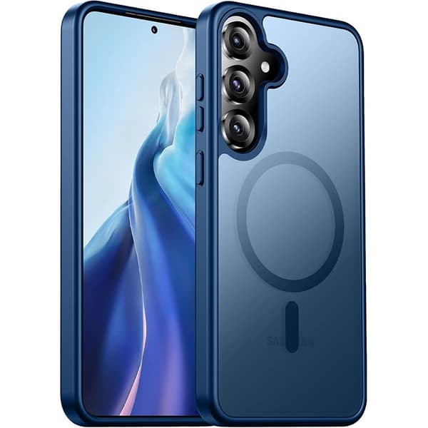 Magnetisk mat telefoncover til Samsung Galaxy A57 Blue