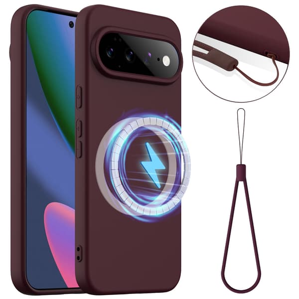 Silikonikuori GOOGLE Pixel 11 Prolle Plum purple