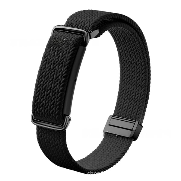 Flätat nylonarmband med magnetlås för Google Fitbit Air Black