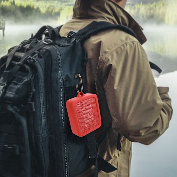 Silikonfodral för JBL Go 2 Essential (Högtalare ingår ej) Black
