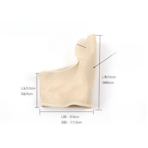 Elastiske knystkorrigerere, smertefri korrektion, 1 par, medium Black