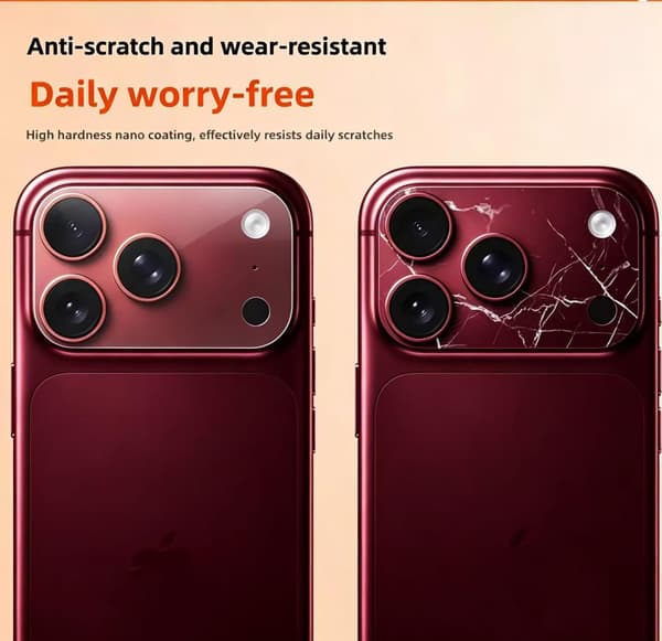 Sett med 3 kamerabeskyttere for iPhone 18 Pro Max