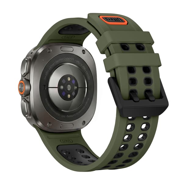 Silikonearmbånd til Samsung Galaxy Ultra 2 47mm Green/Black