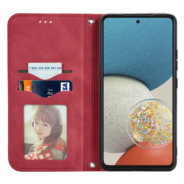 Magnetisk lommeboketui for Samsung Galaxy S26 FE Red