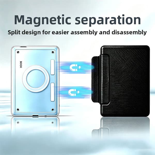 Magnetisk avtakbart etui for BOOX Go 6 6-tommers Pink