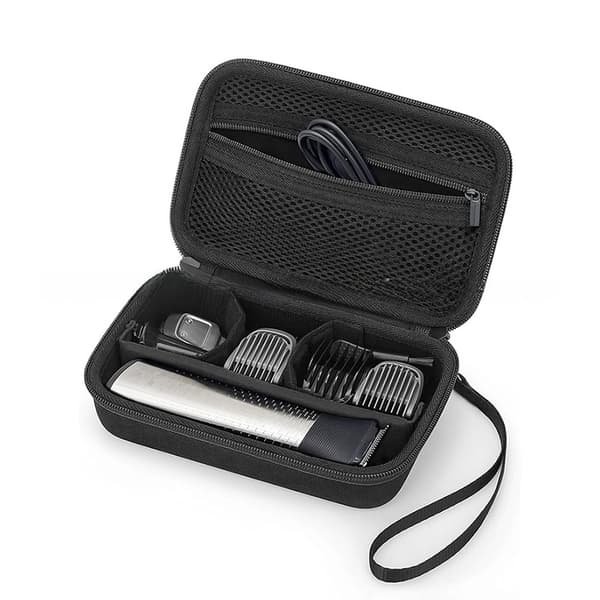 Taske til Philips Norelco Multigroom 3000/5000 MG3740/40 MG5910/49 Jordskælvsbeskyttelse (Sort)