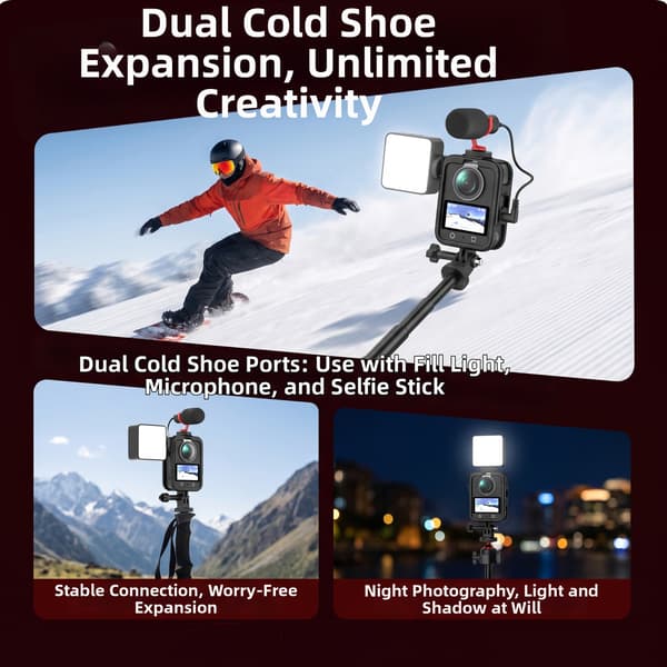 Skydd och expansion för DJI Osmo 360 II Lättviktsplastram 2PC
