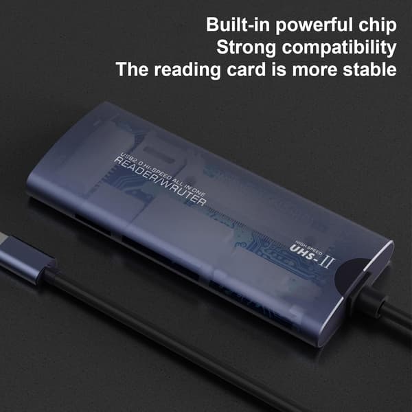 kortläsare 6-i-1, USB till SD TF XD CF MS