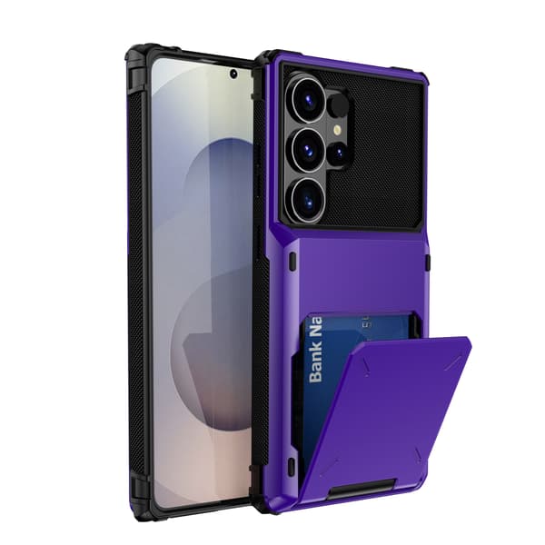 Kotelo Samsung Galaxy S26 FE:lle korttipaikalla Purple