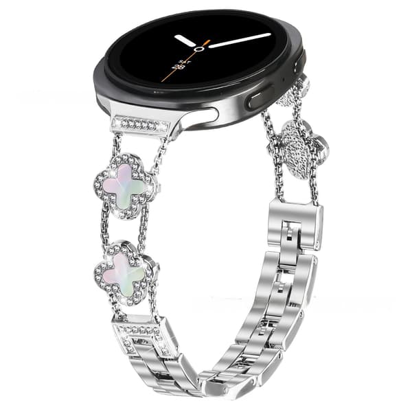 Damearmbånd til Samsung Galaxy Watch 9 (40/44 mm), elegant og holdbart Starlight