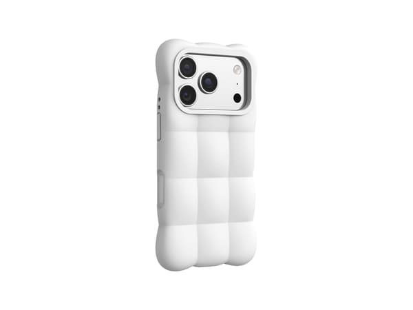 Silikondeksel til iPhone 18 Pro – Forsterkede kanter og kropp – Fallbeskyttelse White