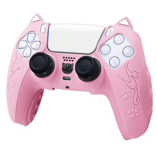 Silikonfodral till Sony Playstation 5 Pink