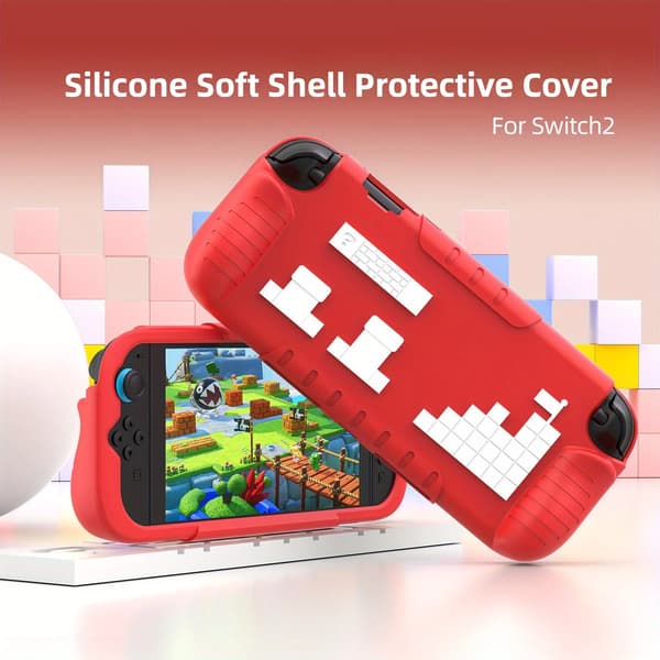 Etui og skærmbeskytter til Switch 2 Purple