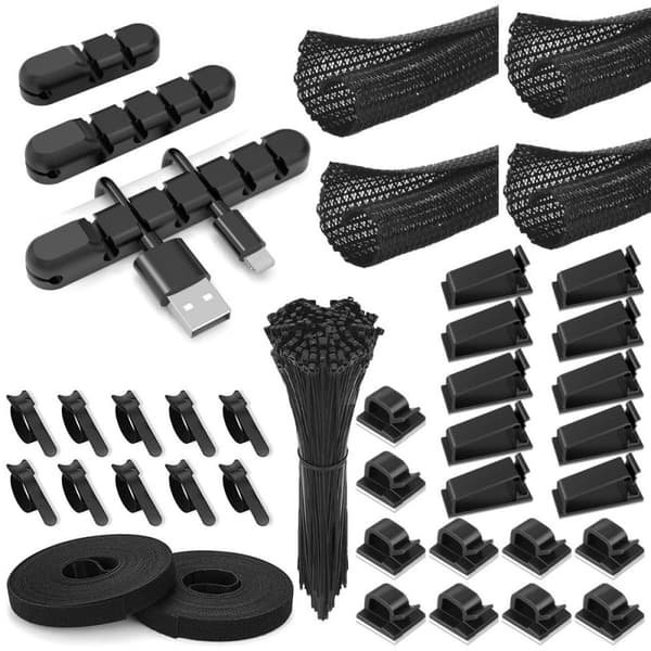 139PCS kabelorganiseringssats, PET-material