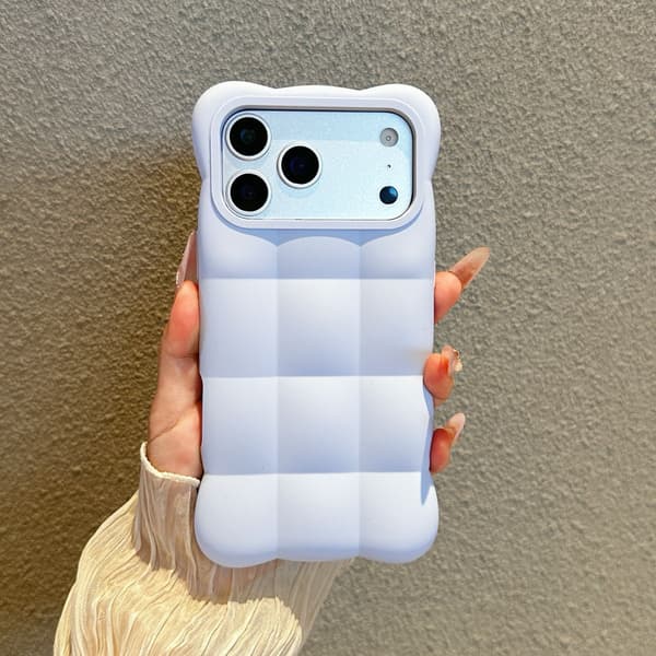Silikonfodral för iPhone 18 Pro Max – Förstärkta kanter och kropp – Fallskydd Light Blue
