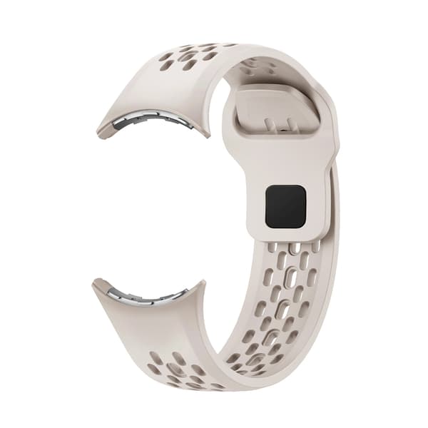 Åndbar silikonerem til Google Pixel Watch 5 45mm Starlight