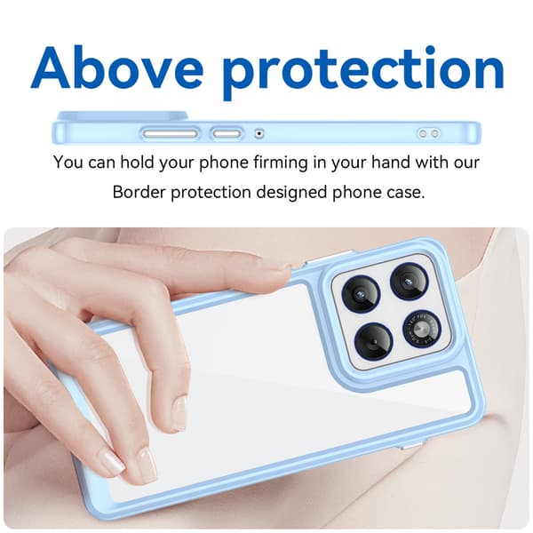 Slagfast akrylveske til Motorola Signature Blue