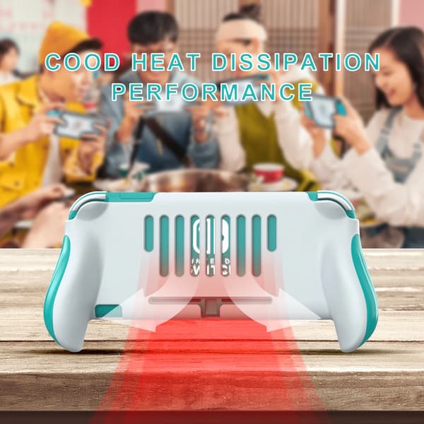 Kotelo ja näytönsuoja Switch Lite -konsolille Green