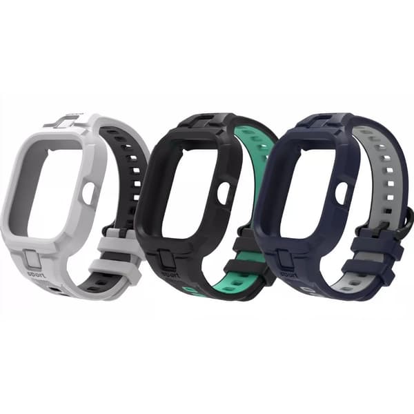 Förpackning med 360 robusta armbandsskydd för Redmi Watch 5 (3 st)