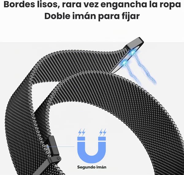 Milanese Loop for Apple Watch Series 12 42mm Silver