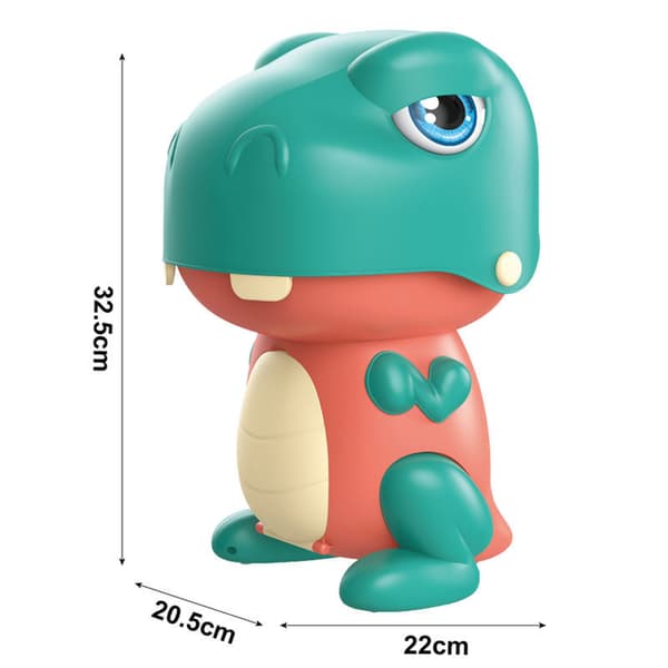 Skydende tegneserie dinosaur burger (minimum anbefalet alder: 3 år)