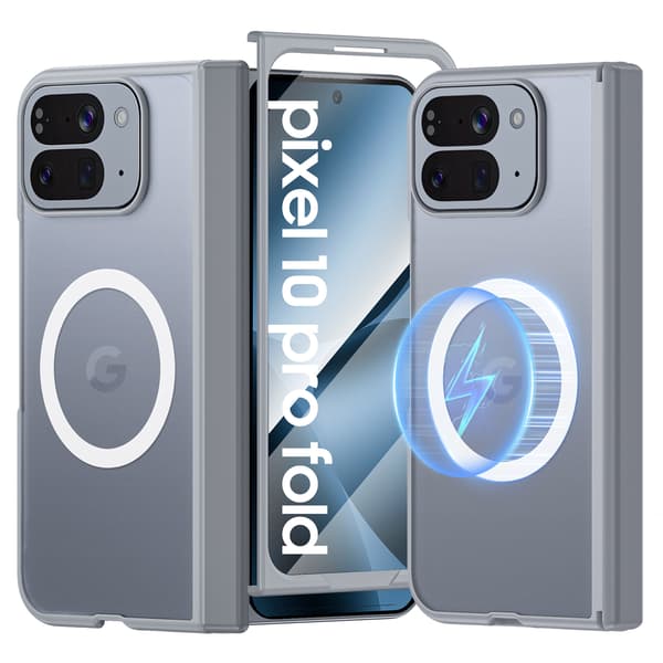 Magneettikotelo Google Pixel 10 Pro Fold -puhelimelle Gray
