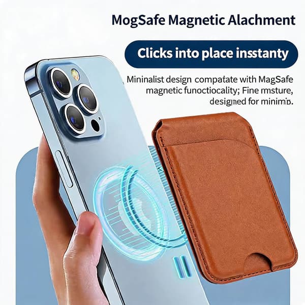 Magsafe Pung i Tegnebogsstil til iPhone 17/16/15/14/13/12 Green