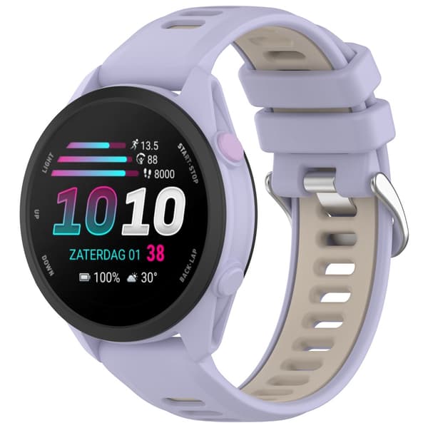 Silikone armbånd til Garmin Forerunner 70/170 20mm Purple