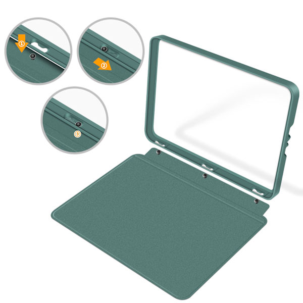 Etui for KOBO Libra 2 2024 7 tommer Green