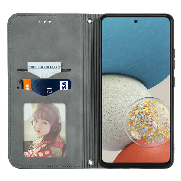 Magnetisk lommeboketui for Samsung Galaxy S26 FE Gray