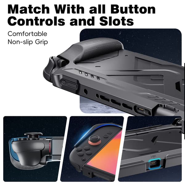 Etui og skærmbeskytter til Nintendo Switch 2 Purple