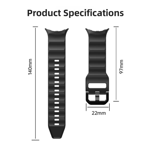Silikoniranneke Google Pixel Watch 5 45mm:lle Starlight