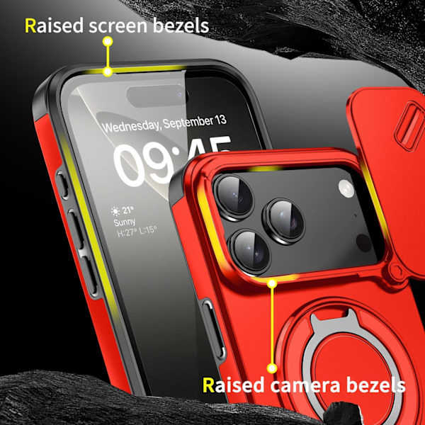 Suojakotelo iPhone 17 Prolle Red