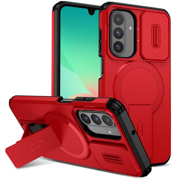 Magnetisk beskyttelsescover til Samsung Galaxy A57 Red