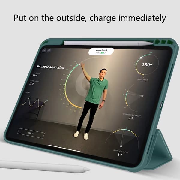 Folio Etui med Apple Pencil Holder til Ipad 2017/2018 9,7 tommer Black