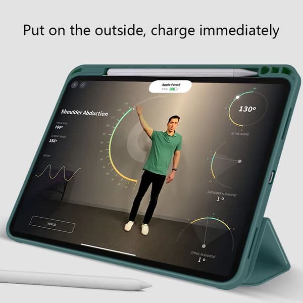 Folio Etui med Apple Pencil Holder til Ipad Pro 9,7 tommer Blue