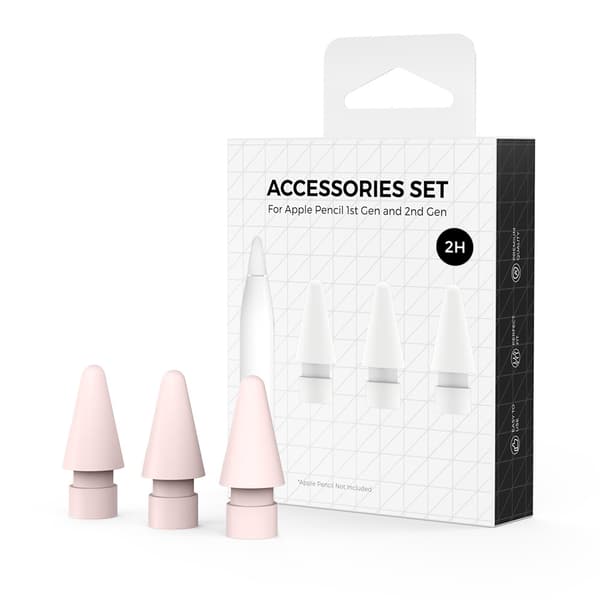 Pennespidser til Apple Pencil 1/2 Pink