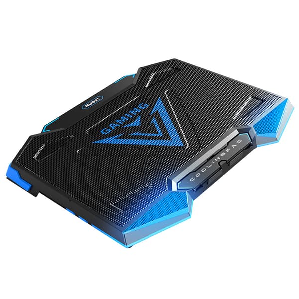 Justerbart spillkjølestativ for PC-er under 18 tommer Blue