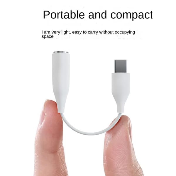 Adapter til SAMSUNG (USB-C - 3,5 mm Jack - 2 stk)