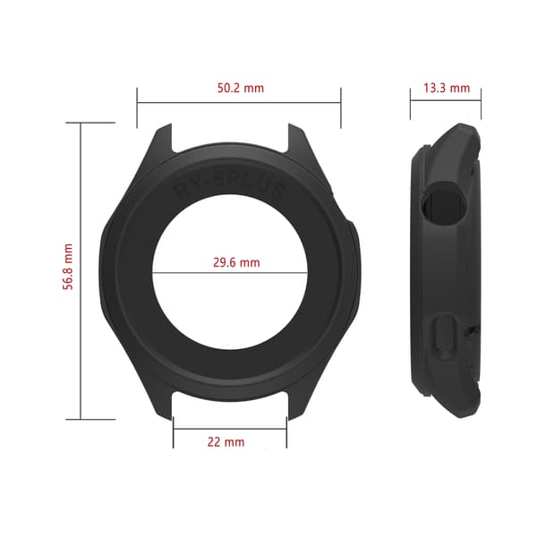 Silikonskyddsfodral för Honor Watch 6 Plus Red