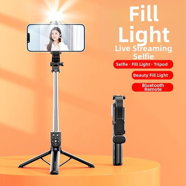 Selfiekeppi 1M jatkettava Bluetooth White