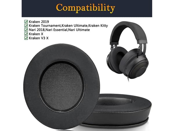 Hovedtelefonpude til Razer Kraken 2019 Mat Sort