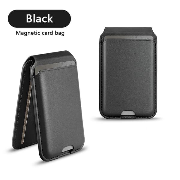 Magsafe Pung i Tegnebogsstil til iPhone 17/16/15/14/13/12 Black