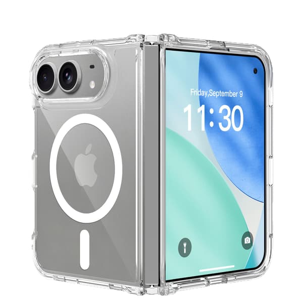 Gjennomsiktig magnetisk deksel til iPhone Duo